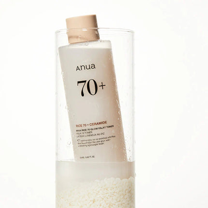 Toner 70+ Rice Ceramide Toner doux cosmétique coréen Tahiti