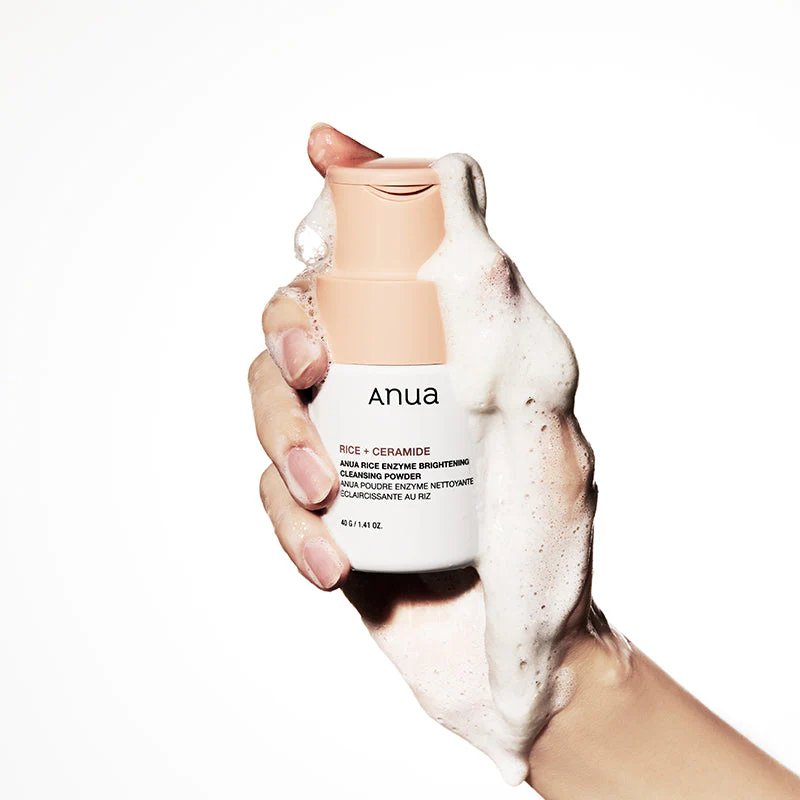 Rice Enzyme Brightening Cleansing Powder Anua – cosmétique coréen Tahiti