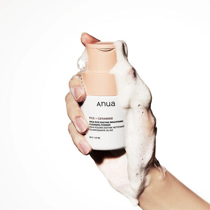 Rice Enzyme Brightening Cleansing Powder Anua – cosmétique coréen Tahiti
