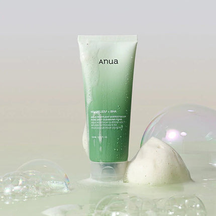 Heartleaf Quercetinol Pore Deep Cleansing Foam Anua – cosmétique coréen Tahiti