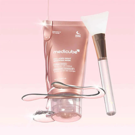 Masque de nuit Medicube Collagen Night Wrapping Mask au collagène pour une peau ferme et hydratée _ cosmétique coréen à Tahiti
