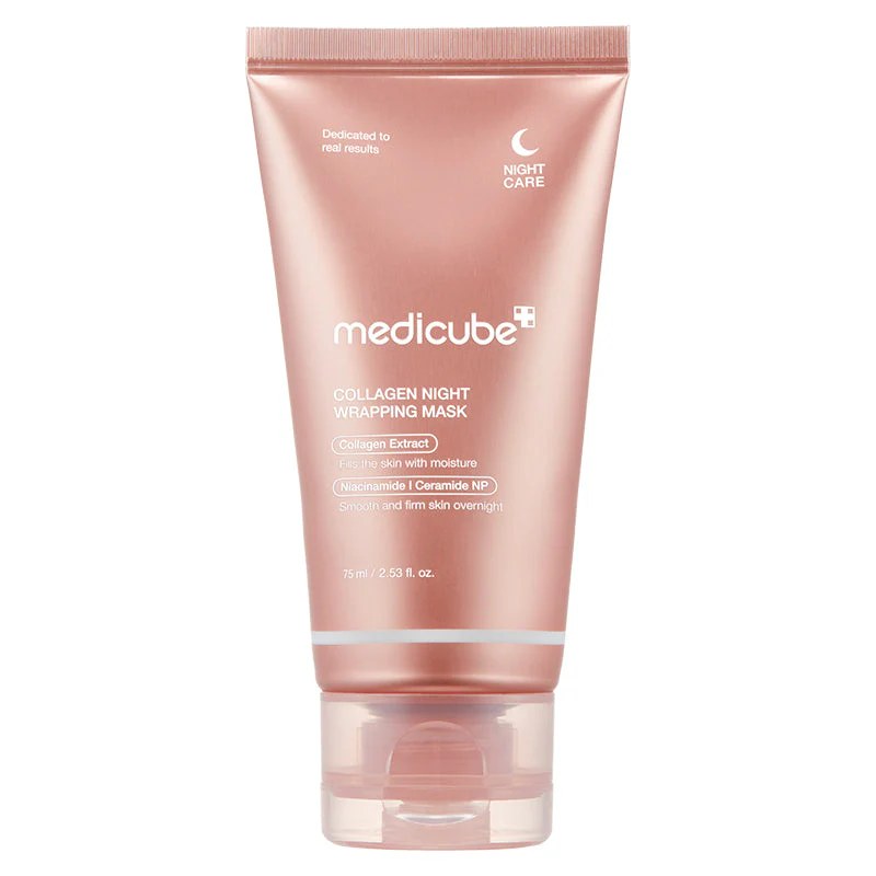 Masque de nuit Medicube Collagen Night Wrapping Mask au collagène pour une peau ferme et hydratée _ cosmétique coréen à Tahiti